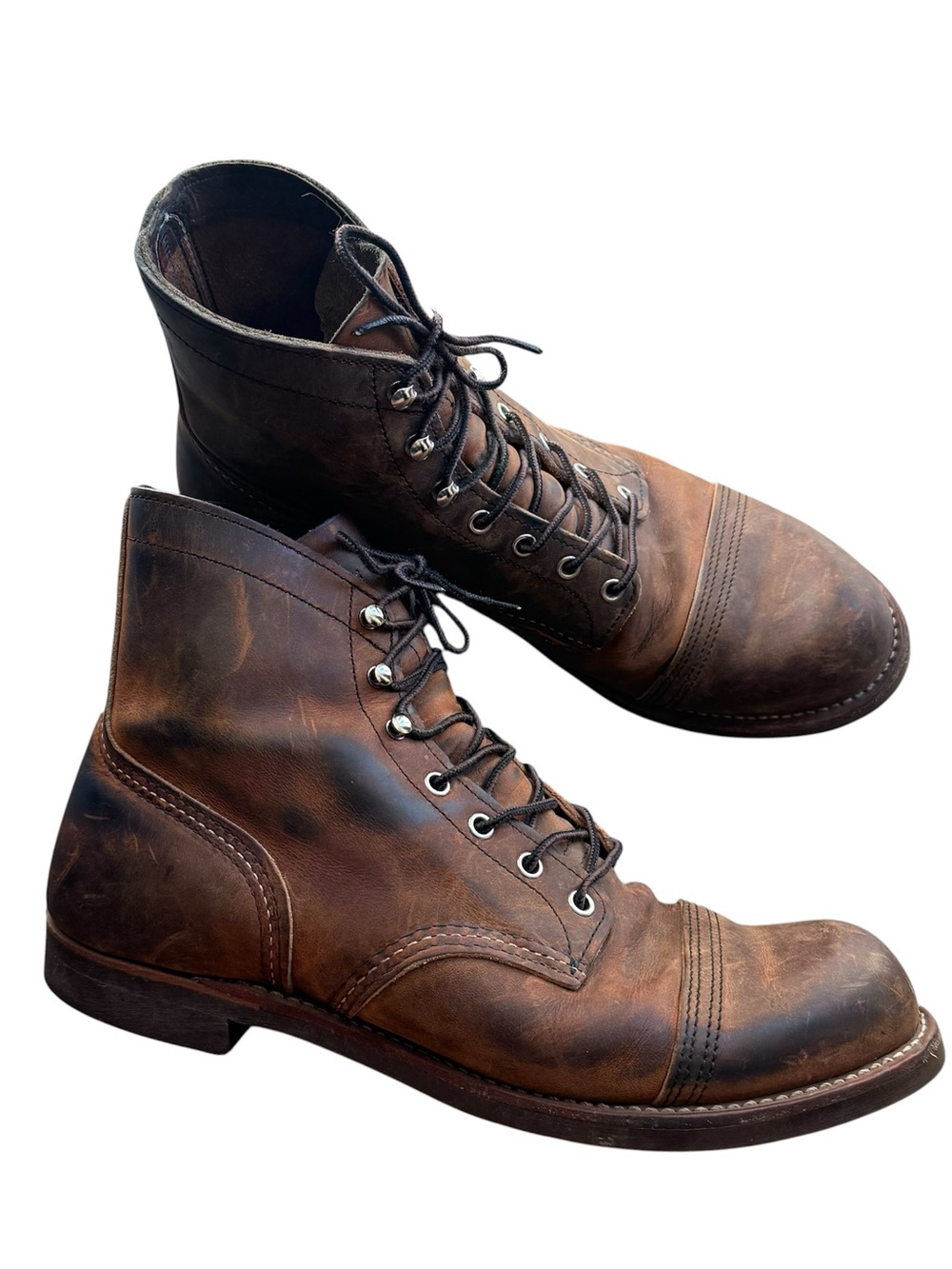 Red Wing 8085 Heritage Iron Ranger boots men size 11 leather 6 inch brown